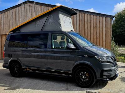 VW Transporter T6.1 2021 T28 Highline Poptop CamperKing 7k 4 berth/belt