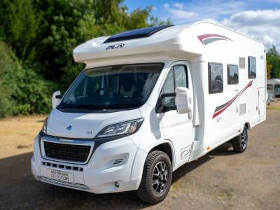 PLA ( Rapdio) Privilege 390 &ndash; 4 Berth Low Profile Motorhome Island Bed, Garage 