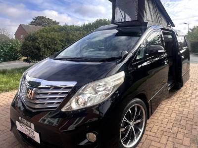 TOYOTA ALPHARD AUTOMATIC POP-TOP CAMPER CONVERSION for Sale