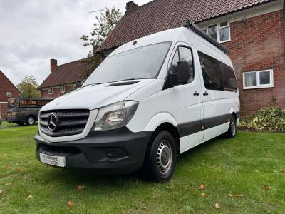 2015 MERCEDES SPRINTER 313 CDI LOW MILES 2BERTH 2BELT SOLAR HOT/COLD WATER