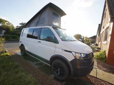 2023 VW Transporter, T6.1, Pop-top Campervan with 4-Berths, 4-Seatbelts.