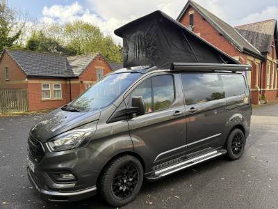 Transit Custom,4 Berth, Pop Top, Heating, Solar, Canopy Awning