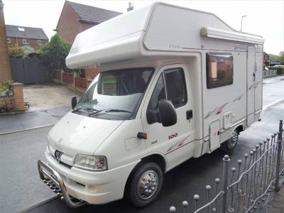 Elddis Autoquest 100 4 Berth 4 Travel Seats Rear Kitchen Rear Washroom Motorhome Camper Van For Sale