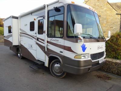 Georgie Boy Landau Automatic Left Hand Drive 25 ft Rear Fixed Bed RV for sale