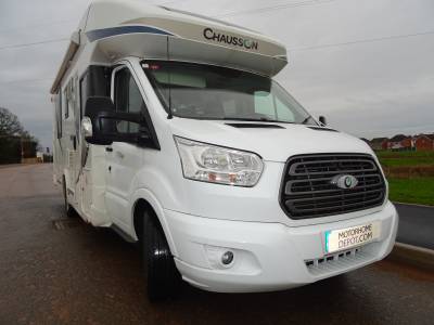 Chausson Welcome 718EB, 5 Berth, 4 Belts, Manual Drop Down Bed, Island Bed, For Sale 