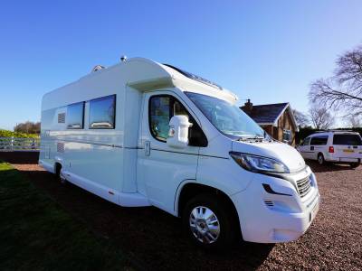 2017 Bailey Autograpgh 75-2, 4-Berth, 2-Seatbelts, Rear Fixed French Double Bed, Motorhome for Sale.