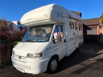 Compass Drifter 390 4 Berth 6 Belt Peugeot 2.4 Diesel Overcab Bed