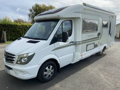 AUTO-SLEEPERS WINCHCOMBE -2014/64 - MERCEDES-BENZ AUTO - END WASHROOM-