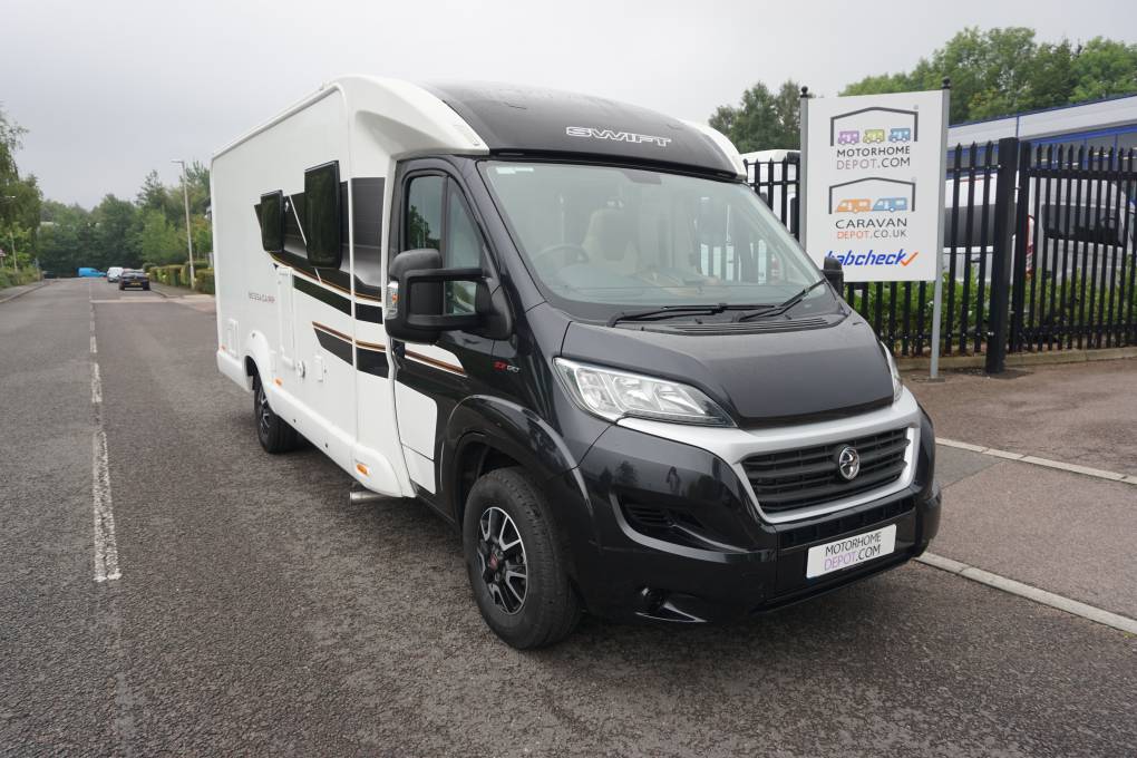 Swift Bessacarr 560 4 berth 2 belts fixed french bed motorhome for sale