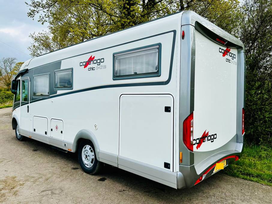Carthago Chic 496 C-Line Spec 4 Berth Fixed Rear Twin Bed Motorhome For ...