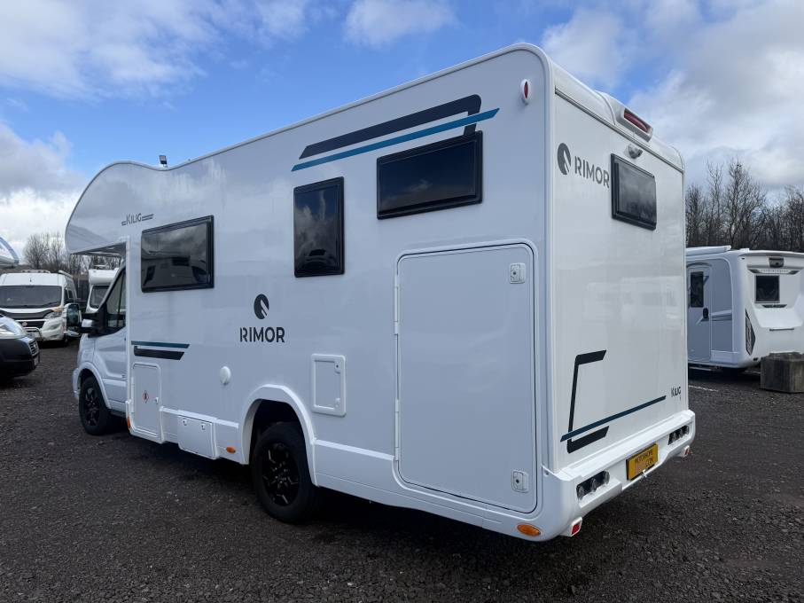 Rimor Rv Rear Panel Rimor Kilig 5 Rear Fixed Bed Garage 6 Berth 6 Belts 2025 Motorhome For Sale