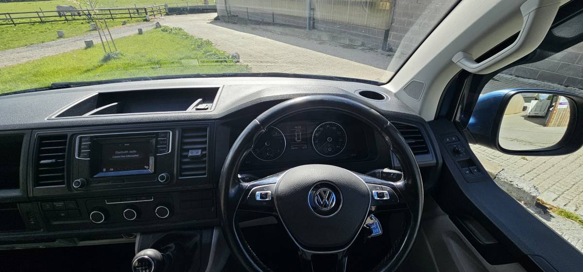 VW T6 Transporter T30 2015 Hi Line LWB 87k pop top camper van 4 berth 5 ...