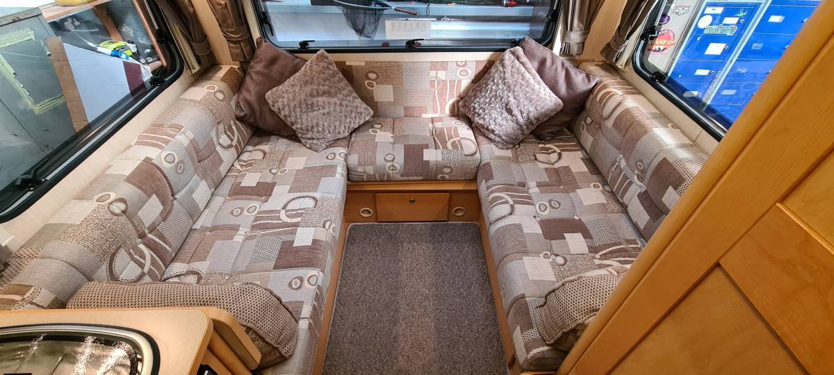 Elddis Autoquest 145 4 berth UShape Lounge Overcab Bed Bike Rack