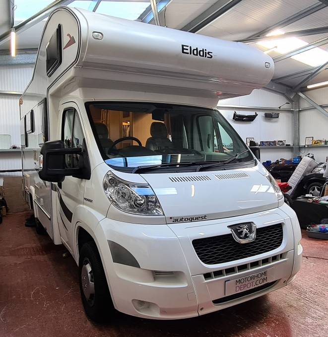 Elddis Autoquest 145 4 berth UShape Lounge Overcab Bed Bike Rack