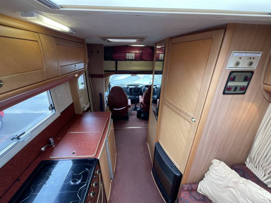 2002 AutoSleepers Ravenna 4 berth 3 belt rear L shaped lounge coach built motorhome for sale