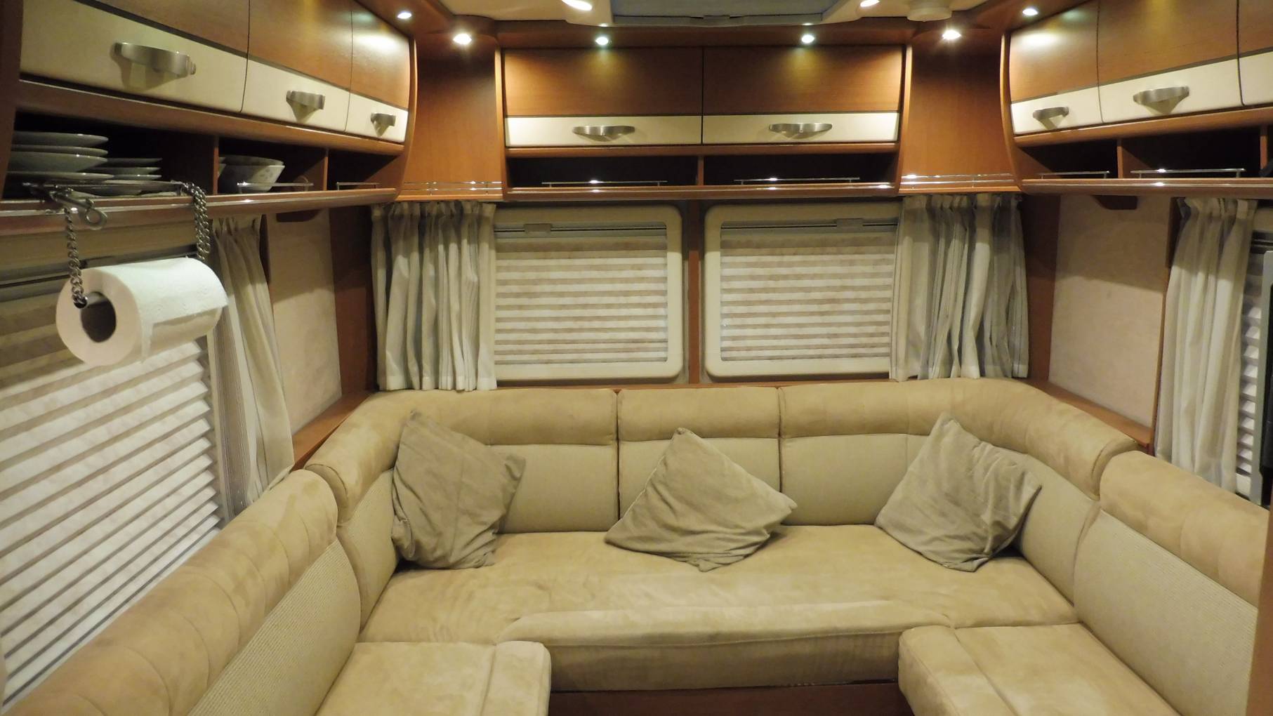 Hymer B534 LHD 4 berth rear lounge Aclass motorhome for sale