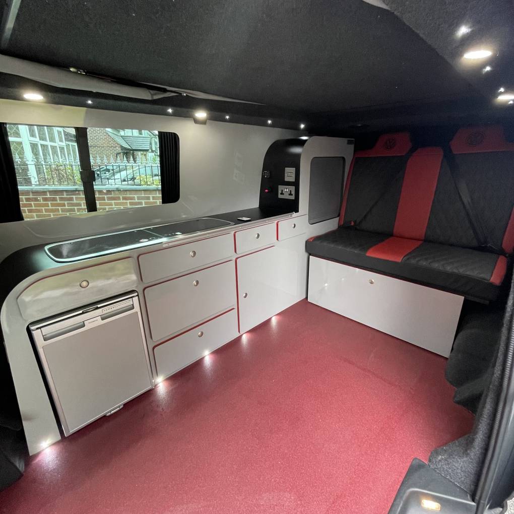 Volkswagen T32 LWB DSG Automatic Camper Versions Rock N Roll Bed