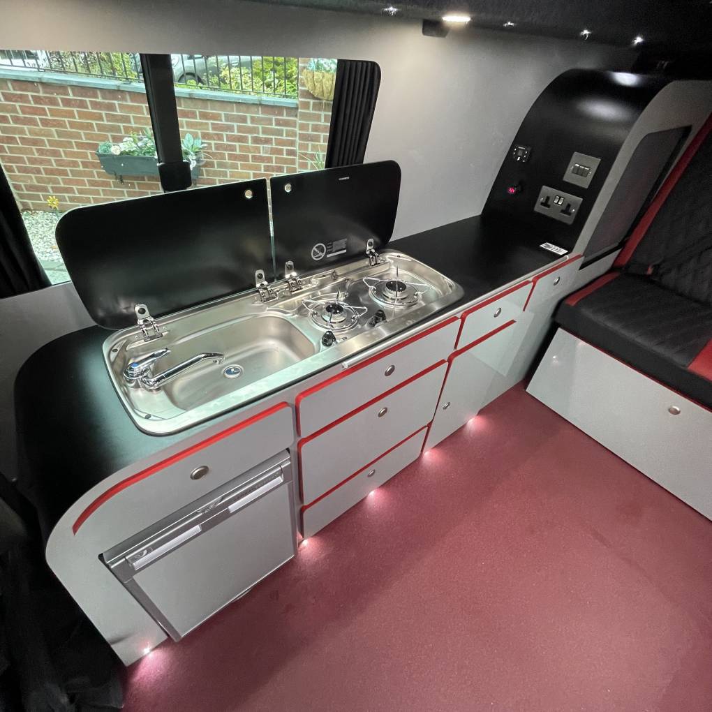 Volkswagen T32 LWB DSG Automatic Camper Versions Rock N Roll Bed