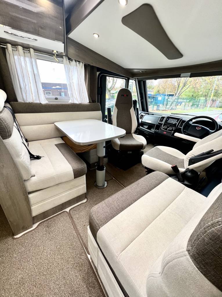Pilote Sensation G740 6 Berth 4 Belt Island Bed Motorhome
