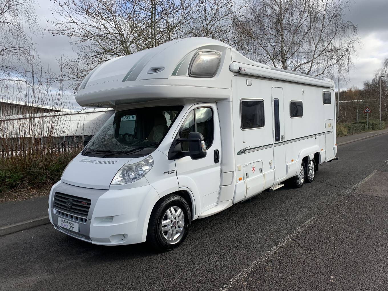 Bessacarr E789 4 Berth 4 Seatbelts Rear Fixed Bed Overcab Bed Motorhome