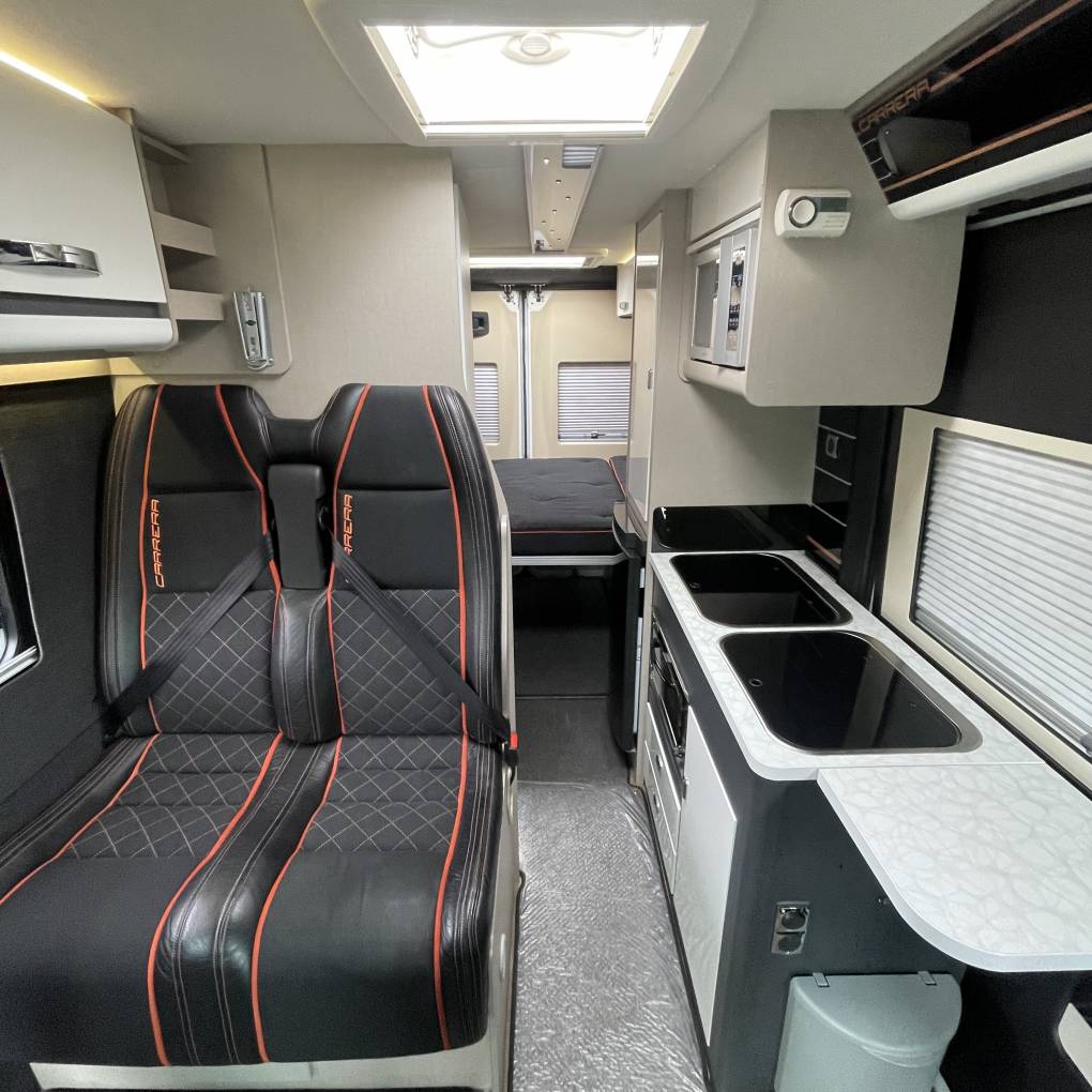 Autocruise Carrera 4 2013 2 Berth 4 Seatbelts Rear Fixed Transverse Bed Camper Van Motorhome For