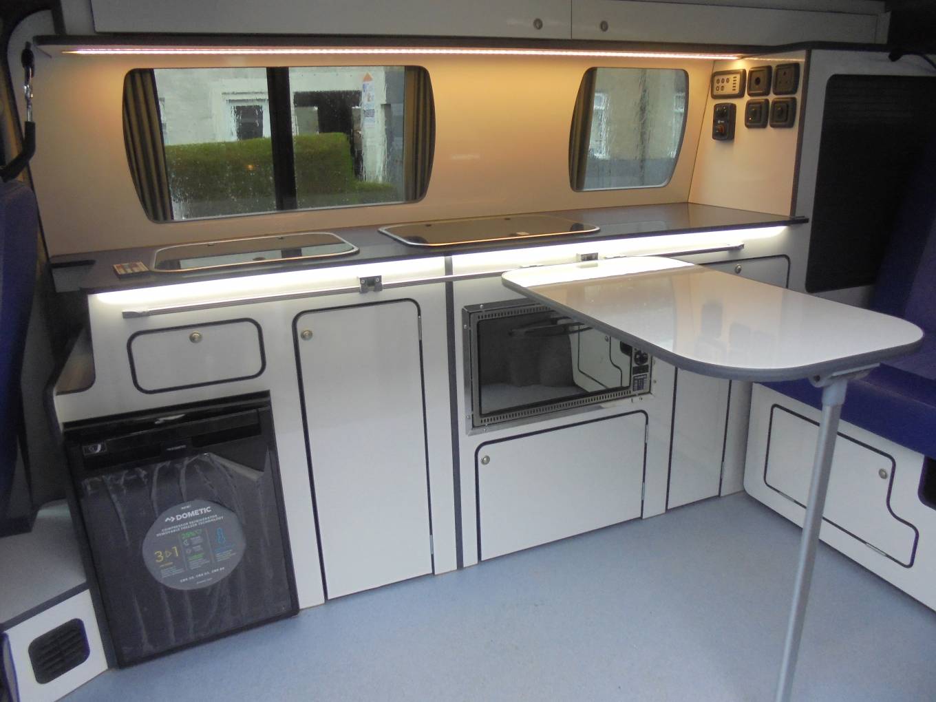 VW T6 LWB Caledonian Camper's 4 Berth 5 Belts Pop Top Roof 2016 Camper