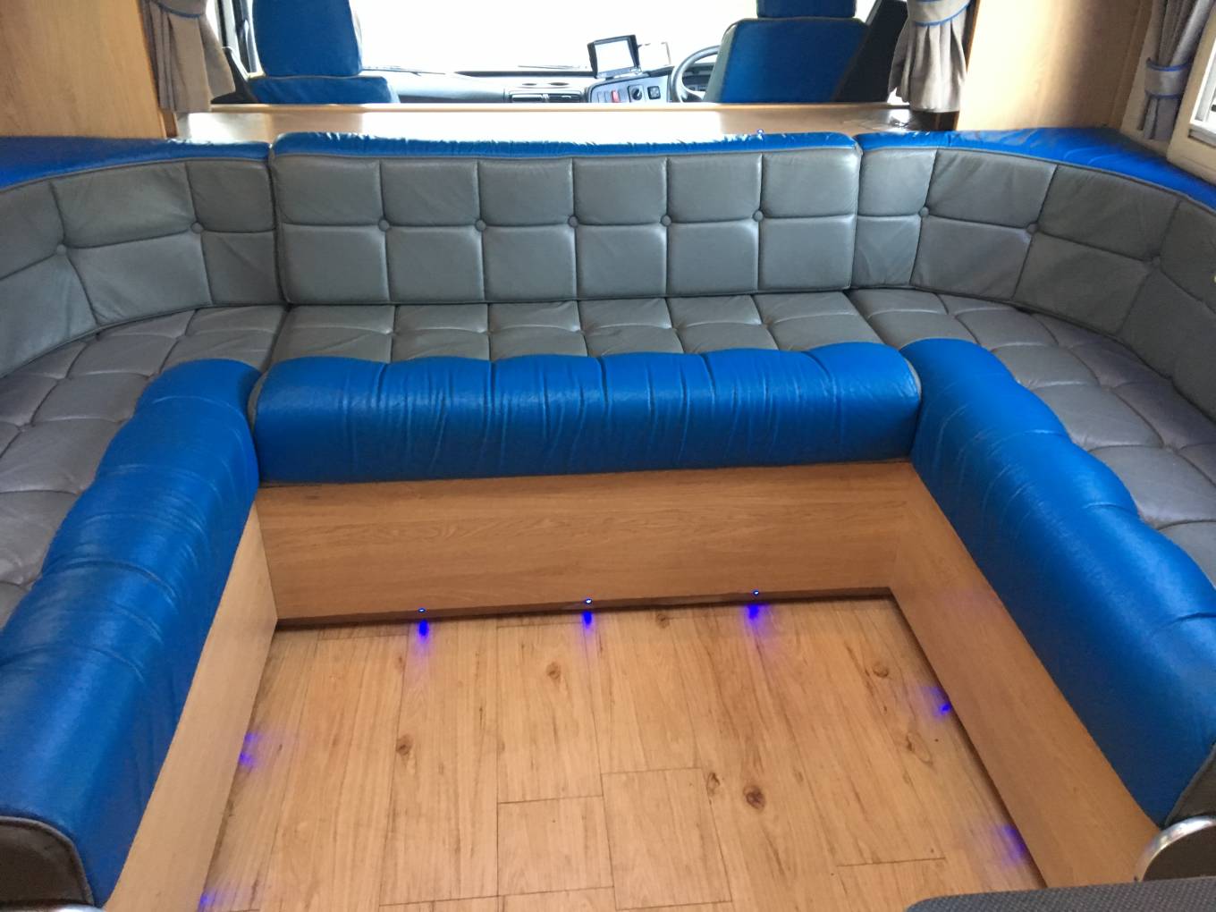 KRM Mercedese Race Van 6 berth Motorhome with Garage and fixed rear beds