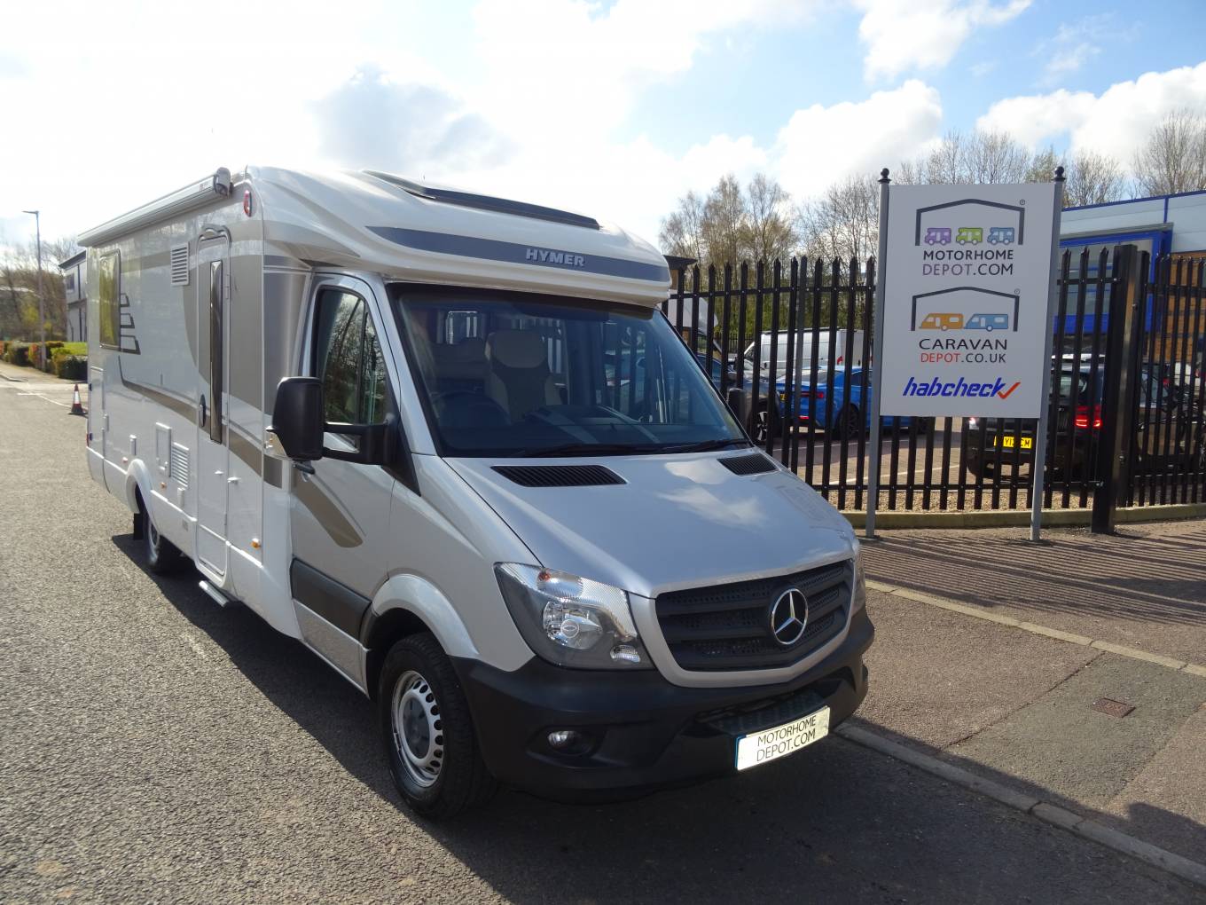 Hymer MLT 630 Automatic 4 Berth Rear Fixed Island bed motorhome for sale