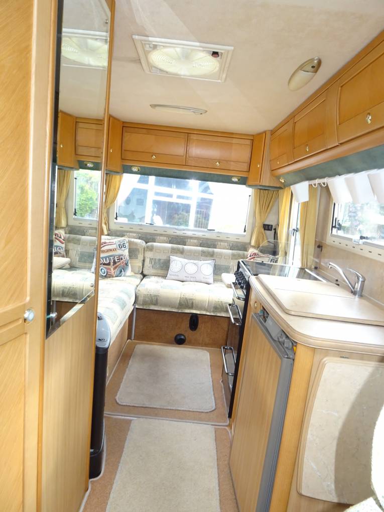 Autosleeper Ravenna 2003, 2.8, 4 Berth, 3 Seatbelts, End Lounge, Over Cab Bed Motorhome for sale