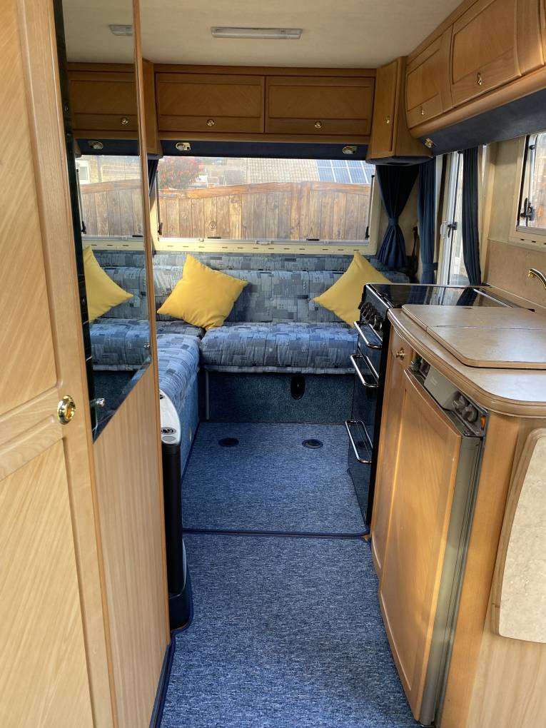 Autosleeper Ravenna 4 berh end lounge over cab bed for sale