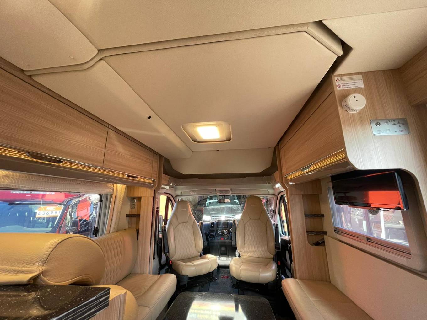 2017 Burstner Ixeo IT680G 4 berth 4 belt electric drop down bed low