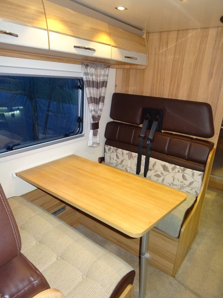 Bailey Approach Autograph 765 6 Berth 6 Seatbelts Electric Drop Down