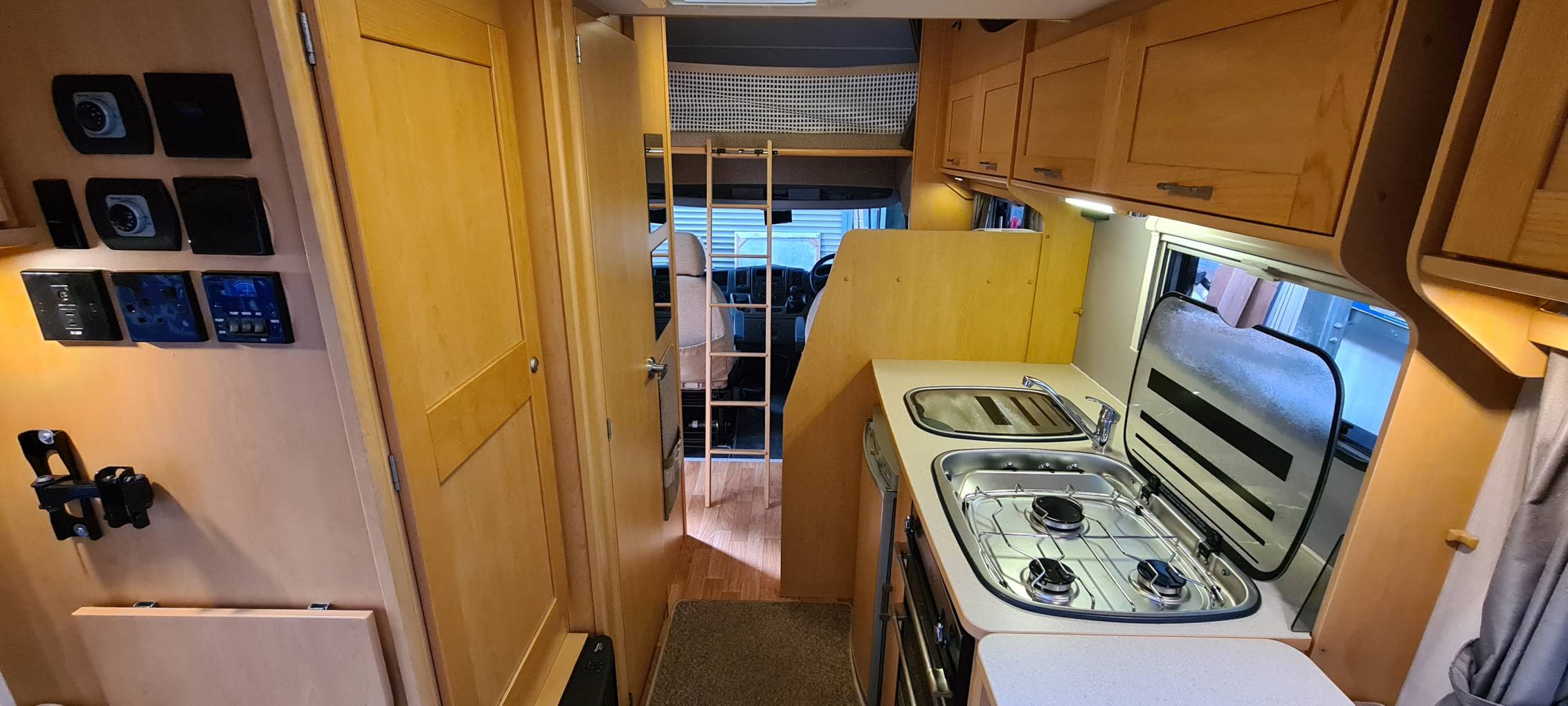 Elddis Autoquest 145 4 berth UShape Lounge Overcab Bed Bike Rack