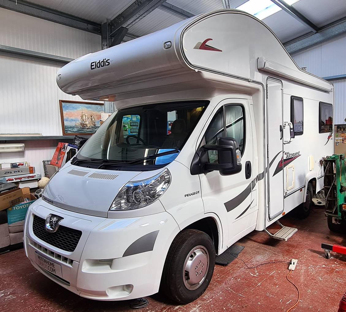 Elddis Autoquest 145 4 berth UShape Lounge Overcab Bed Bike Rack