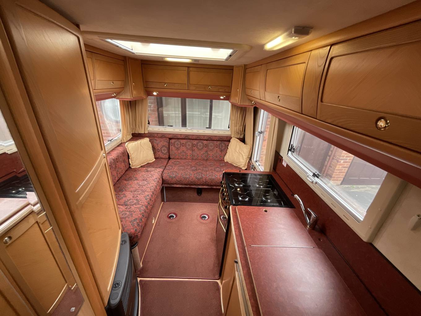 2002 AutoSleepers Ravenna 4 berth 3 belt rear L shaped lounge coach