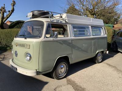 Volkswagen Riviera Bay Window 4 Berth Pop Top Campervan For Sale